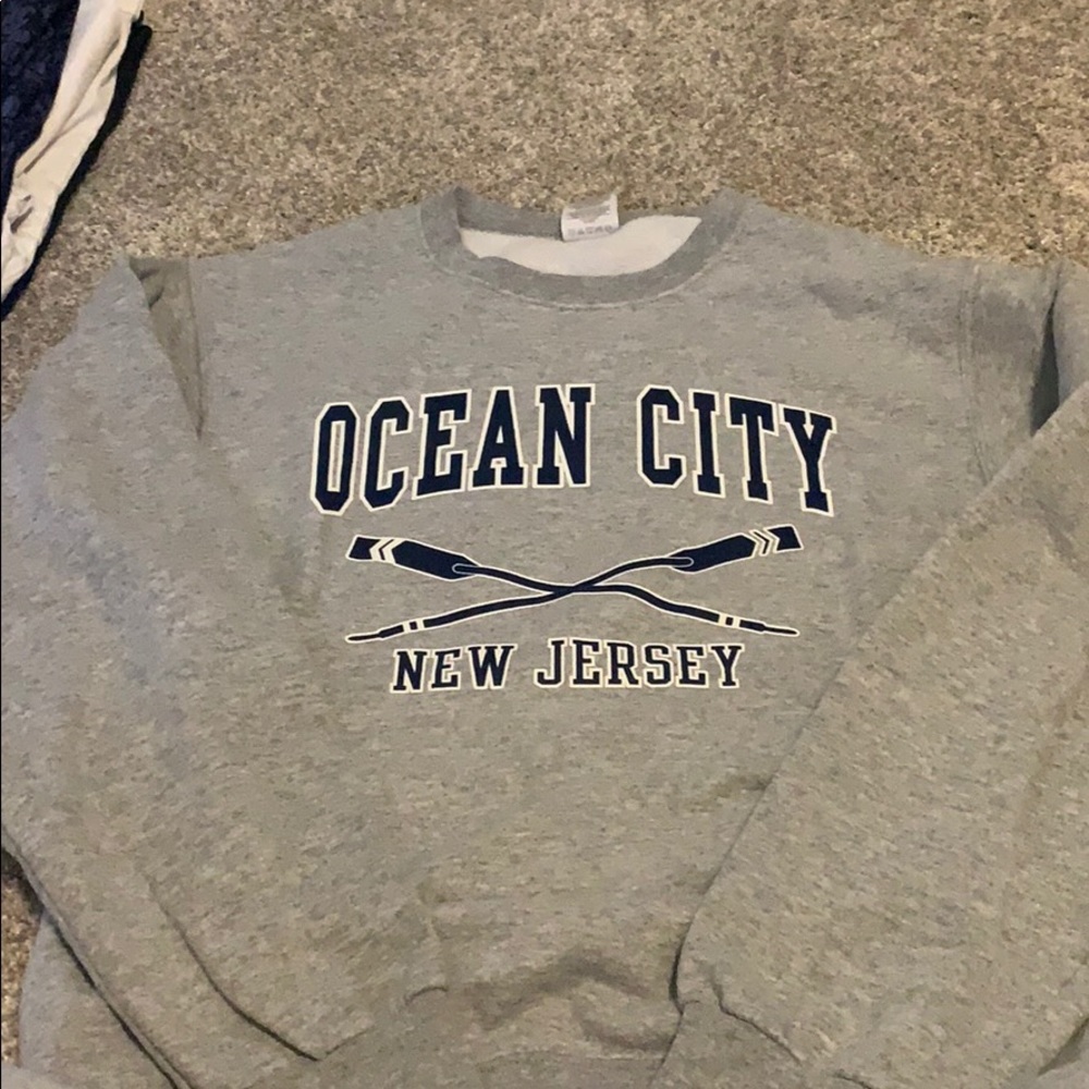 Ocean city New Jersey crew neck sweatshirt